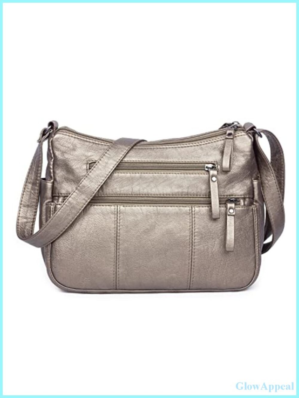 PU Leather Shoulder Bag Crossbody Purse Lightweight Everyday Handbag